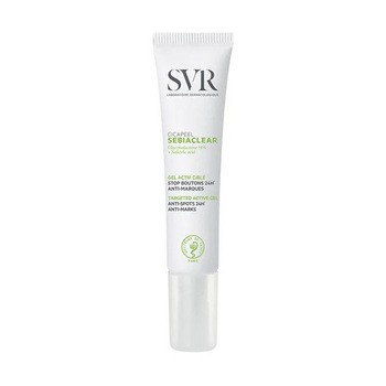 SVR Sebiaclear Cicapeel, punktowy żel na niedoskonałości, 15 ml