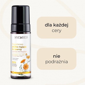 Sylveco, Nagietkowa pianka myjąca do twarzy, 150 ml
