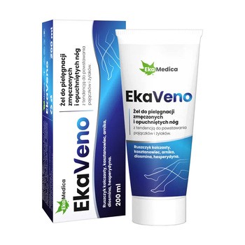 EkaVeno, żel do pielęgnacji zmęczonych i opuchniętych nóg, 200 ml