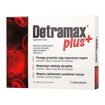 Detramax Plus, tabletki powlekane, 30 szt.