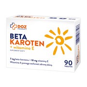alt DOZ PRODUCT Beta Karoten + Witamina E, tabletki, 90 szt.