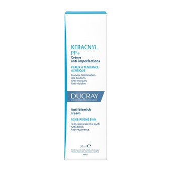 Ducray Keracnyl PP+, krem przeciw niedoskonałościom, 30 ml