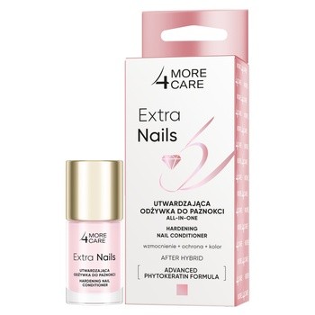 More4care Extra Nails, utwardzająca odżywka do paznokci, 10 ml