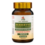 My Herbs Berberyna + Sylimaryna + Cynaryna, kapsułki, 60 szt.