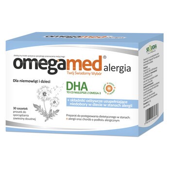 Omegamed Alergia, proszek dla niemowląt i dzieci, 30 saszetek