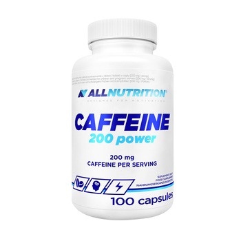 Allnutrition Caffeine 200 power, kapsułki, 100 szt.