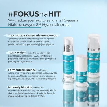 Bielenda Professional SupremeLab, wygładzające hydro-serum z kwasem hialuronowym, 30 ml