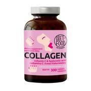 Diet-Food Women Collagen + witamina C i kwas hialuronowy, tabletki, 300 szt.