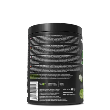 Skill Nutrition Pre-Workout, proszek, smak green apple, 400 g