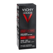 alt Vichy Homme Structure Force, przeciwzmarszczkowy krem wzmacniający z kwasem hialuronowym, 50 ml