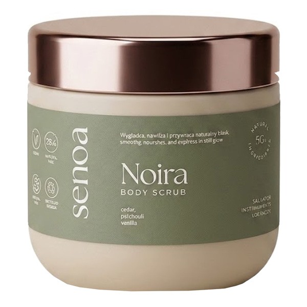 Senoa Senoa Noira Body Scrub, peeling wygładzający do ciała, 300 g — Składniki i ocena