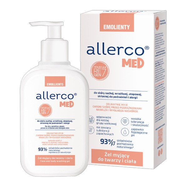 Allerco Allerco, Gel reinigend für Gesicht und Körper, 200 ml — Inhaltsstoffe und Bewertung