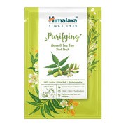 Himalaya Purifying, oczyszczająca maska na tkaninie z neem i olejkiem z drzewa herbacianego, 30 ml        