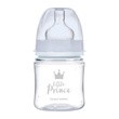 Canpol babies Easy Start Royal Baby, butelka szeroka, antykolkowa, niebieska, 120 ml, 1 szt.