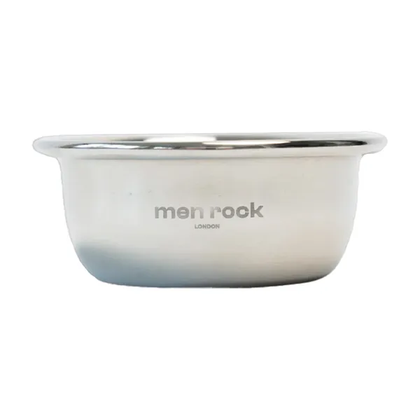 Чаша для бритья Men Rock Stainless Steel Shaving Bowl, стальная