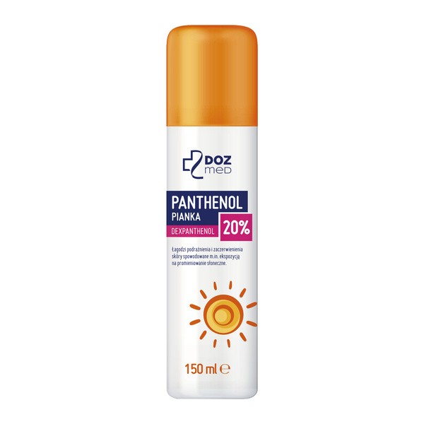 DOZ Med DOZ MED Panthenol, pianka z 20% Dexpanthenolu, 150 ml