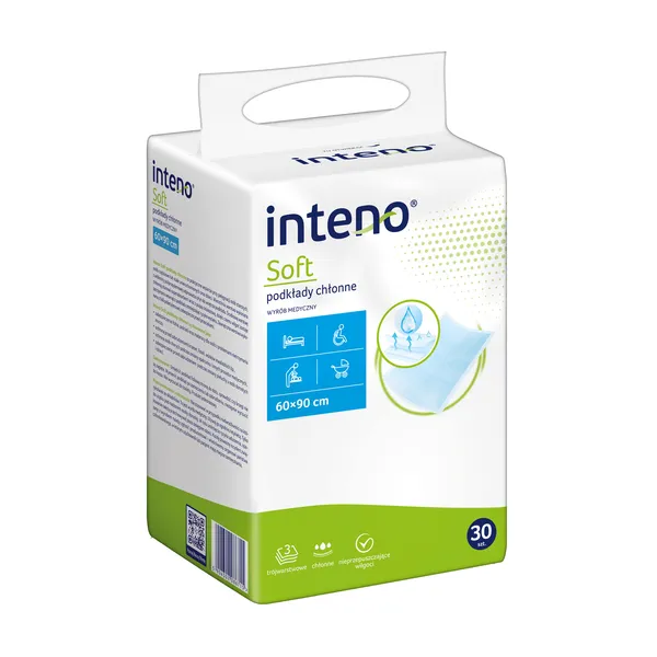 Пелёнки впитывающие Inteno Soft, 60 x 90 см, 30 шт