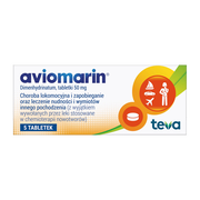 Aviomarin, 50 mg, tabletki, 5 szt