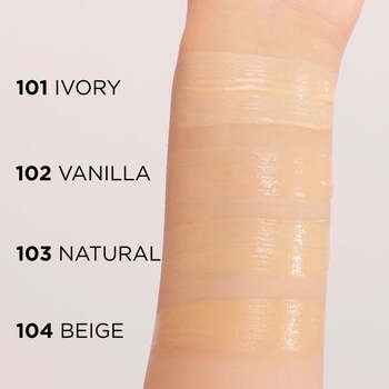 Eveline Cosmetics Satin Matt, matująco-kryjący podkład do twarzy nr 103 w kolorze Natural, 30 ml