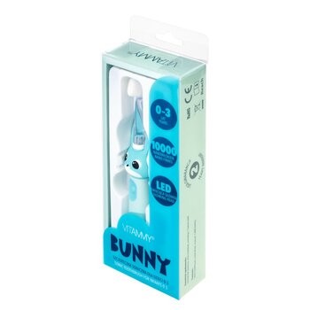 Vitammy Bunny, szczoteczka soniczna do zębów dla dzieci 0 - 3 lat, light blue/jasno niebieska, 1 szt.
