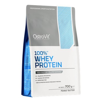 OstroVit 100% Whey Protein, proszek, smak peanut butter, 700 g