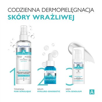 Pharmaceris A Vita-Sensilium, lekki krem głęboko nawilżający, SPF 30, 50 ml