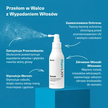 Dermz HairLXR, serum regenerujące do skóry głowy, 150 ml