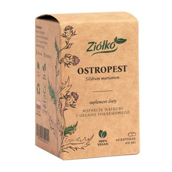 Ziółko Ostropest, kapsułki, 60 szt.