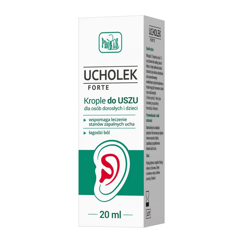 Ucholek Forte Krople Do Uszu 20 Ml