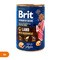 Zestaw 6 x Brit Premium by Nature Lamb with buckwheat, karma mokra dla psów dorosłych wszystkich ras, jagnięcina z gryką, 400 g