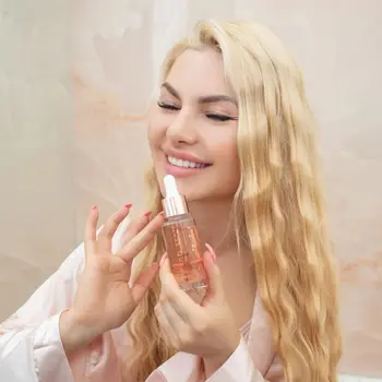 Zestaw Crystallove, serum, 30 ml + mgiełka z kwarcem różowym, 100 ml + kosmetyczka, 1 szt.