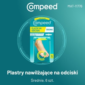 Plastry Compeed, na odciski nawilżające, 6 szt.