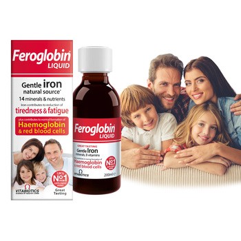 Vitabiotics Feroglobin Liquid, płyn, 200 ml