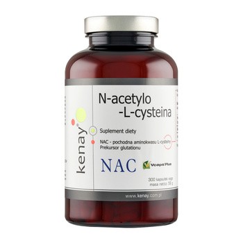 KENAY NAC N-acetylo-L-cysteina, kapsułki, 300 szt.