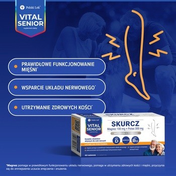 Polski Lek Vital Senior Skurcz, tabletki, 60 szt.