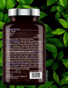 Essensey Cynk Organiczny, kapsułki, 120 szt.