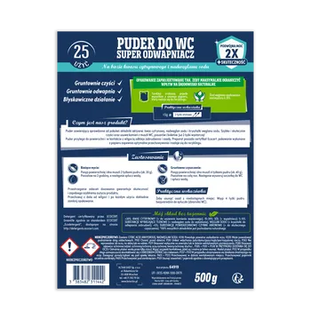 Briochin Puder Do WC, super odwapniacz, 500 g