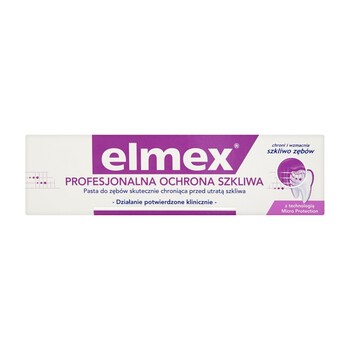 Elmex, pasta, profesjonalna ochrona szkliwa, 75 ml