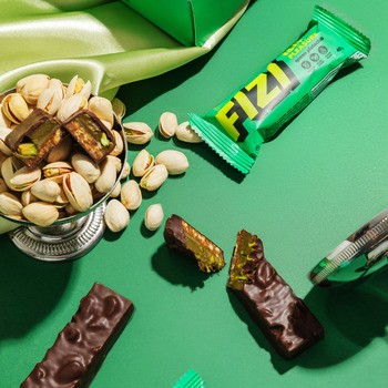 Fizi, Queen Pistachio, Guilty Pleasure, baton pistacjowy, 40 g