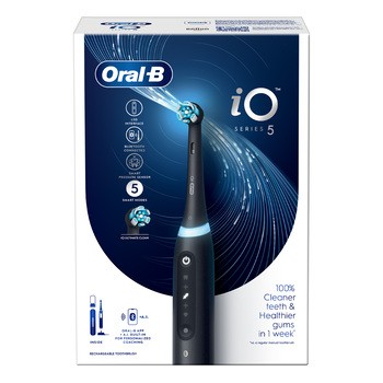 Oral-B, Seria iO 5, black, szczoteczka elektryczna