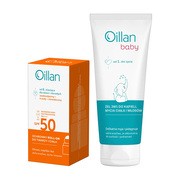 Zestaw Oillan, żel do mycia ciała i włosów 3 w 1 dla dzieci, 100 ml + ochronny roll-on przeciwsłoneczny do twarzy i ciała SPF50, 50 ml https://azcdn.doz.pl/image/d/product/1b9a6e53-scale-180x180.png