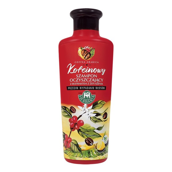 Herbaria Herbaria Banfi, szampon kofeinowy żeń-szeń, 250 ml — Składniki i ocena