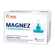 DOZ Product Magnez z Ashwagandhą, tabletki powlekane, 60 szt.