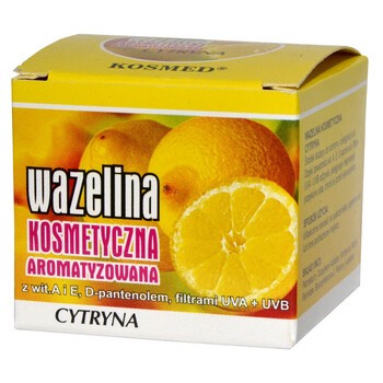 Wazelina kosmetyczna o aromacie cytryny, 15 ml (Kosmed)