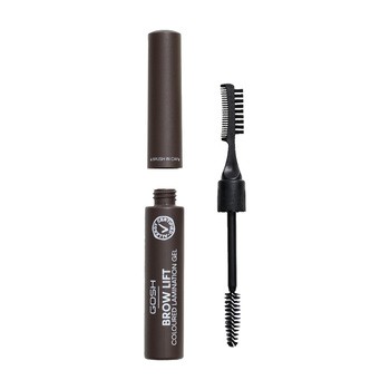 Gosh, żel do laminacji brwi, 002 Dark Brown, 6 ml