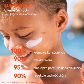 SVR Sun Secure Creme, nawilżający krem ochronny SPF50+, 50 ml