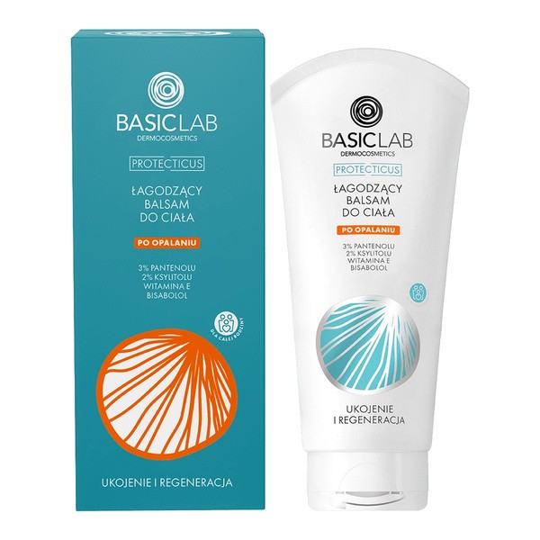 BasicLab BasicLab Protecticus, łagodzący balsam do ciała po opalaniu, 100 ml
