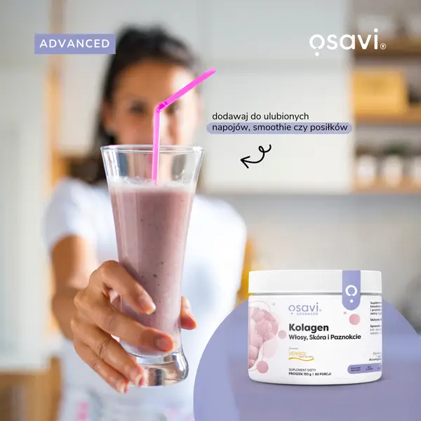 Коллаген Osavi Verisol, для волос, кожи и ногтей, порошок, нейтральный вкус, 150 г — фото 6