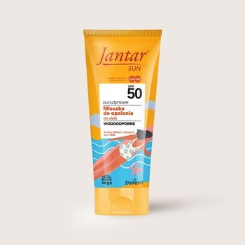 Farmona Jantar Sun, bursztynowe wodoodporne mleczko do opalania SPF 50, 200 ml