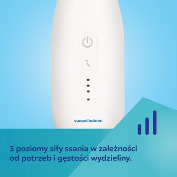 Canpol babies, aspirator, elektryczny do nosa, 1 szt.